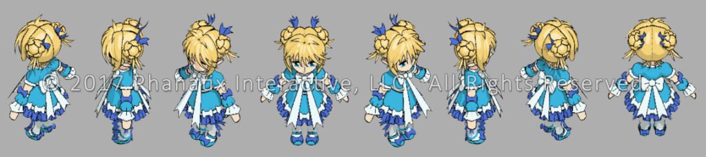 Old Serena turnaround, 256 pixels
